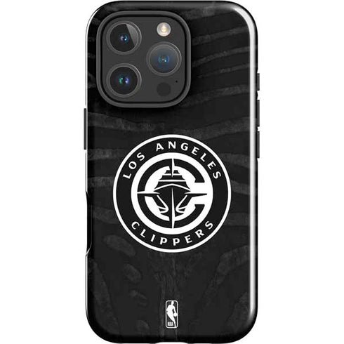 NBA LA Clippers Animal Print iPhone 16 Pro Impact Case